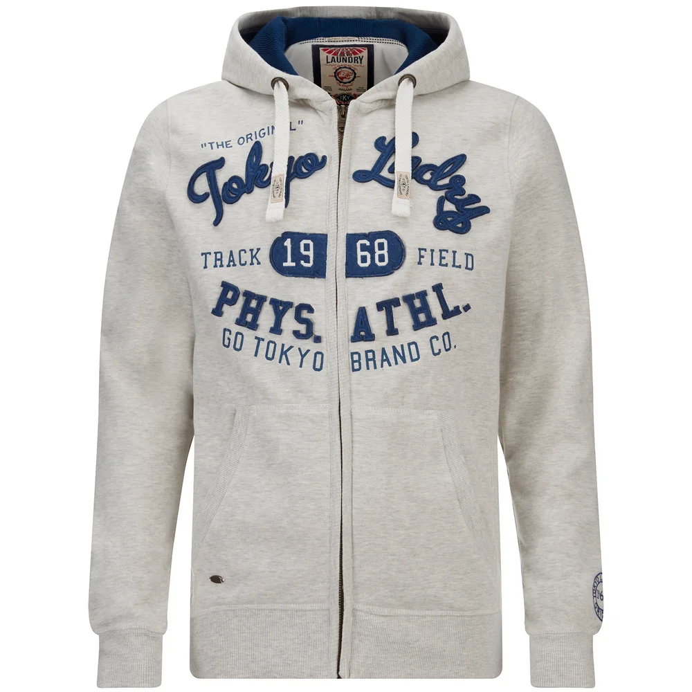 Sweat à Capuche Homme Mantua Bay Tokyo Laundry - Blanc Cassé - S - Beige Image 1