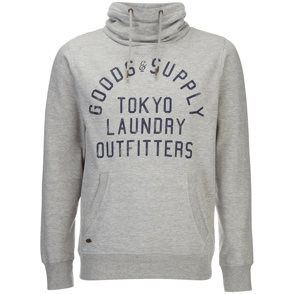 Sweat à Capuche Homme Franklin Valley Tokyo Laundry - Gris Chiné - S - Gris Image 1