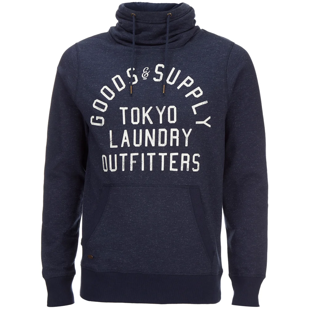 Sweat à Capuche Homme Franklin Valley Tokyo Laundry - Bleu Marine - S - Bleu Image 1