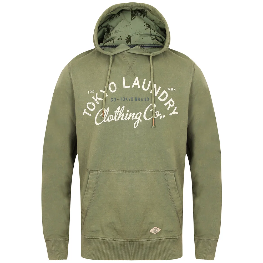 Sweat à Capuche Homme Olaf Tokyo Laundry - Vert Kaki - S - Vert Citron Image 1