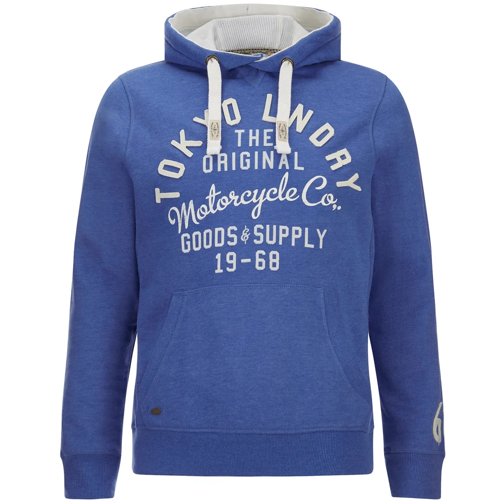 Sweat à Capuche Homme Harlem Peaks Tokyo Laundry - Bleu - S - Bleu Image 1