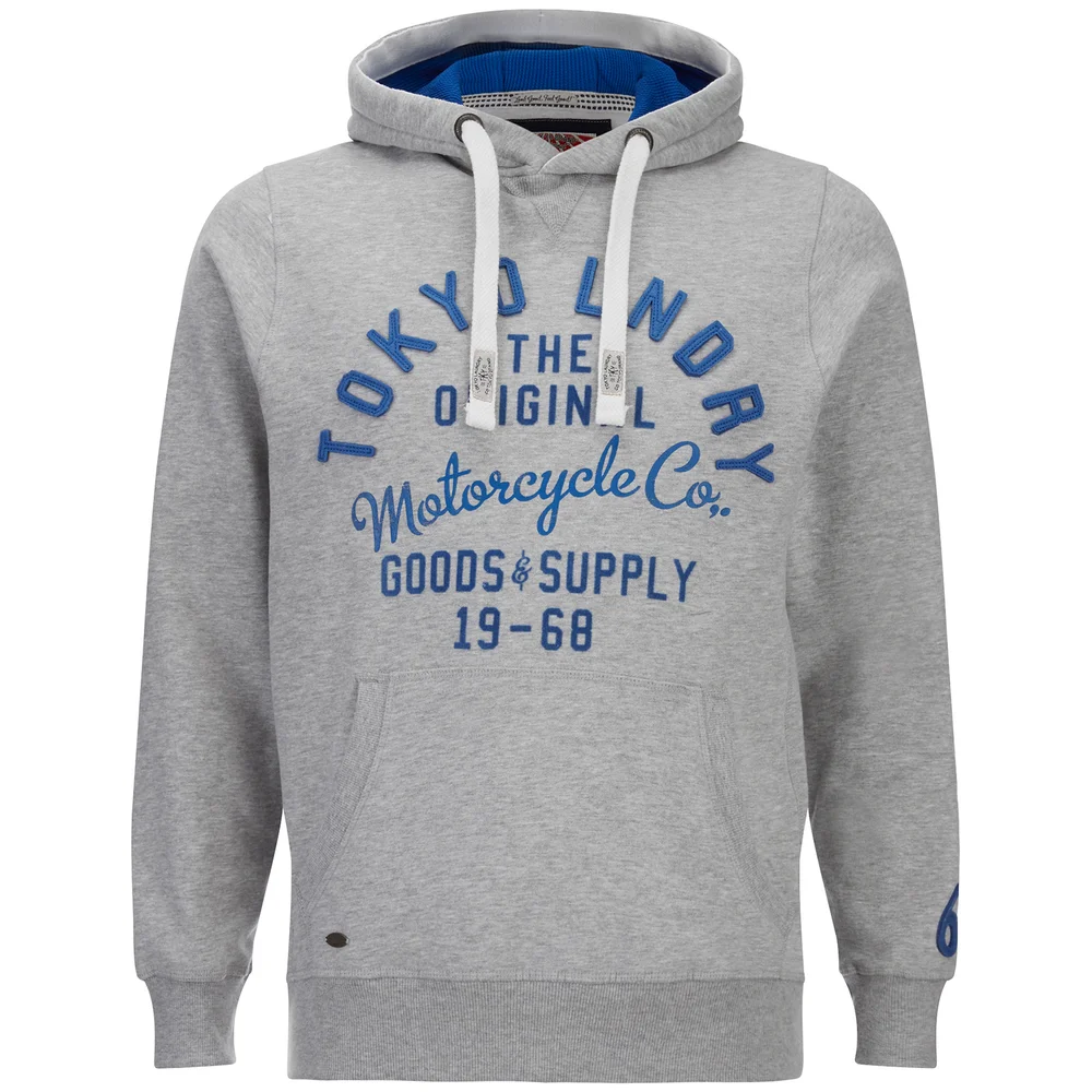 Sweat à Capuche Homme Harlem Peaks Tokyo Laundry - Gris Chiné - S - Gris Image 1
