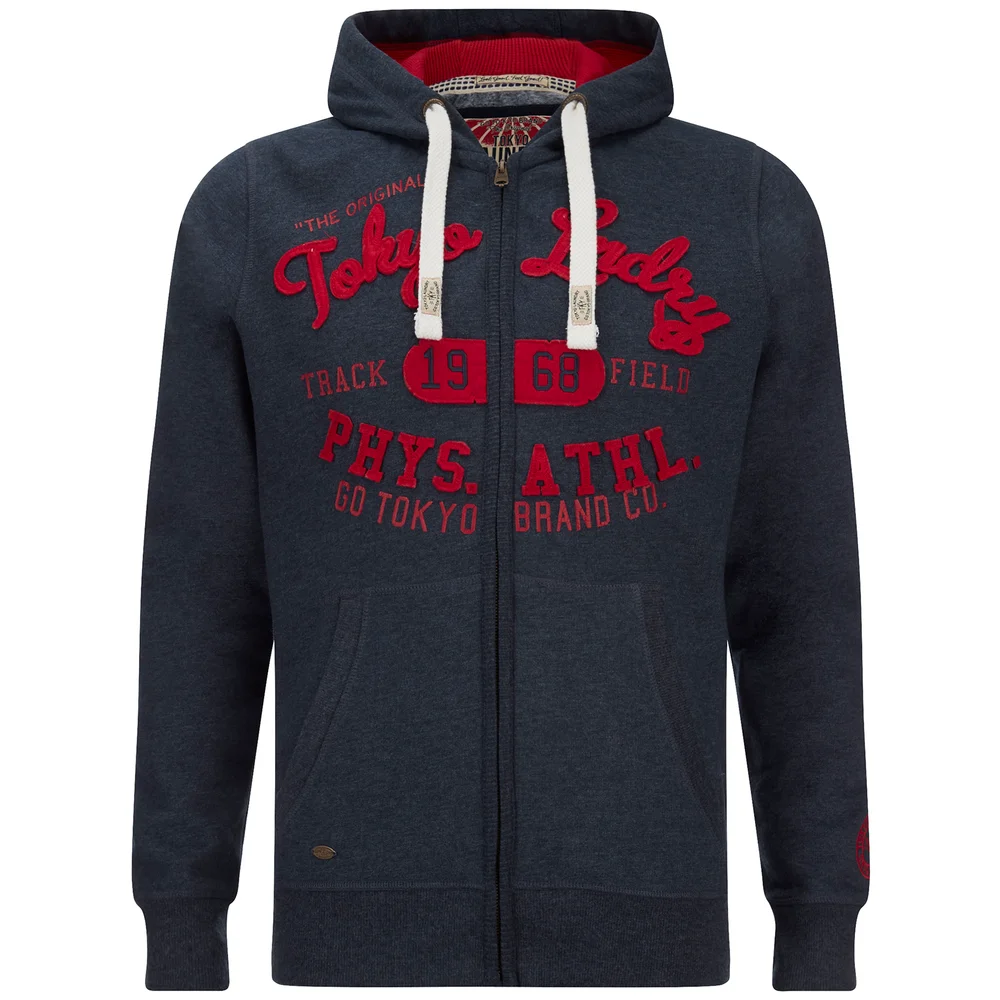 Sweat à Capuche Homme Mantua Bay Tokyo Laundry - Bleu Marine - S - Bleu Image 1