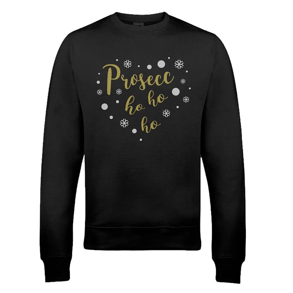 Pull de Noël Homme Prosecc Ho Ho Ho Xmas - Noir - S Image 1