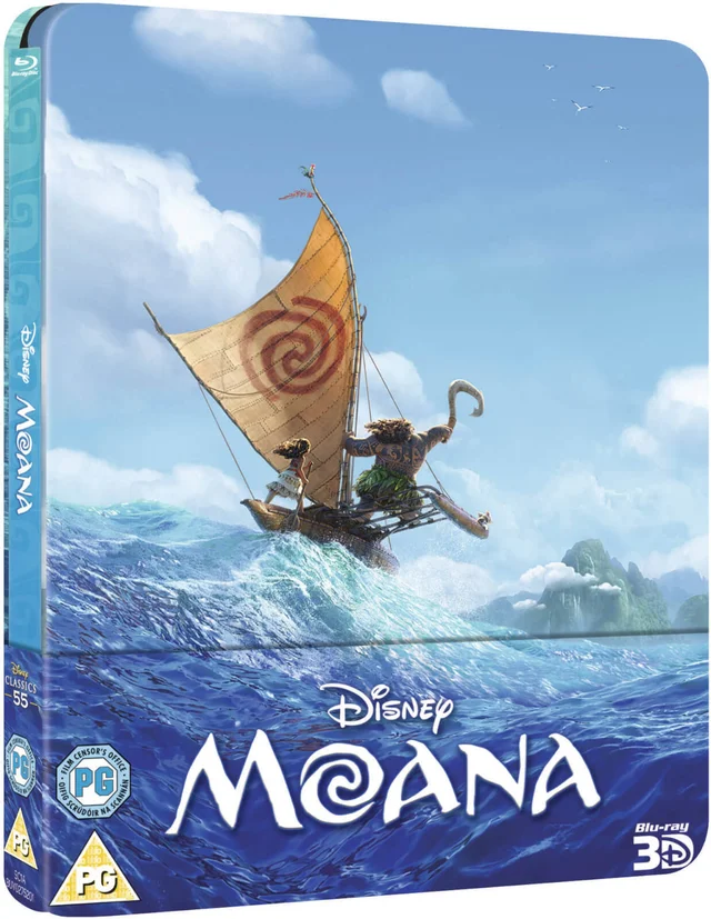Vaiana, la légende du bout du monde 3D (+ Version 2D) - Steelbook Exclusif Limité pour Zavvi
