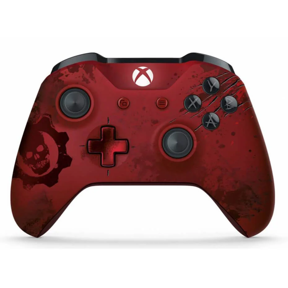 Manette Sans Fil Xbox : Gears of War 4 Édition Limitée Crimson Omen Image 1