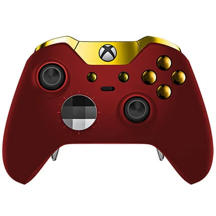 Manette sans fil Custom Elite Xbox One -Rouge et Or Image 1