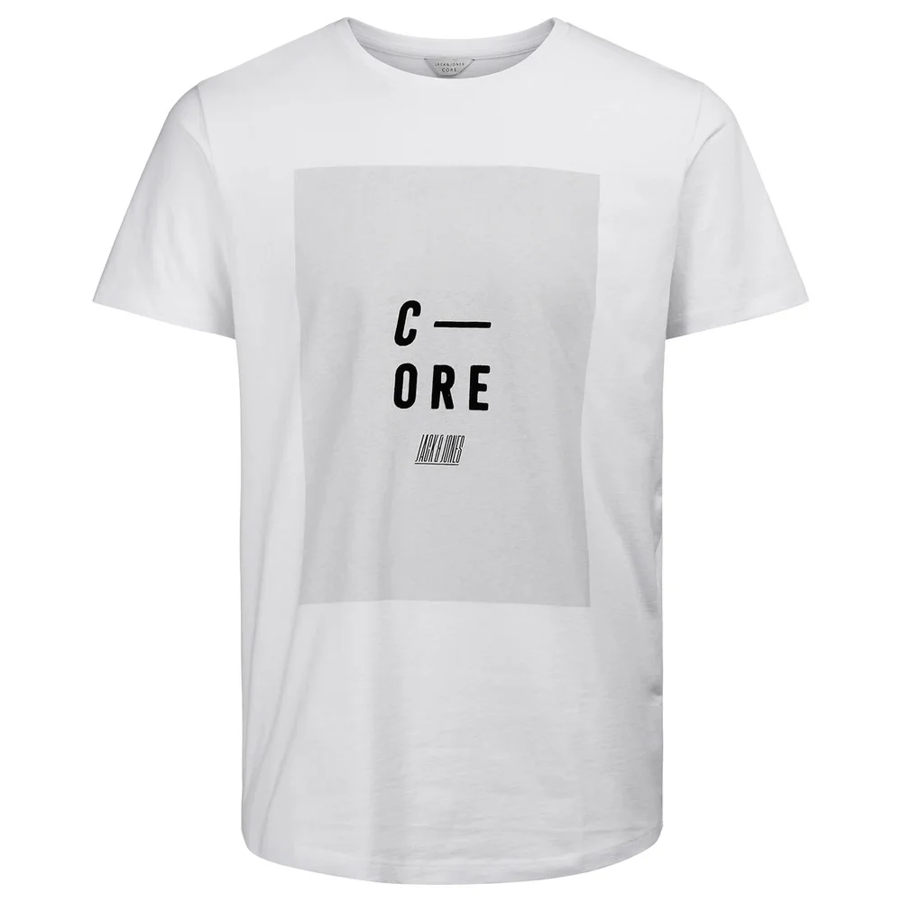 T-Shirt Homme Core Evident Jack & Jones - Blanc - S - Blanc Image 1