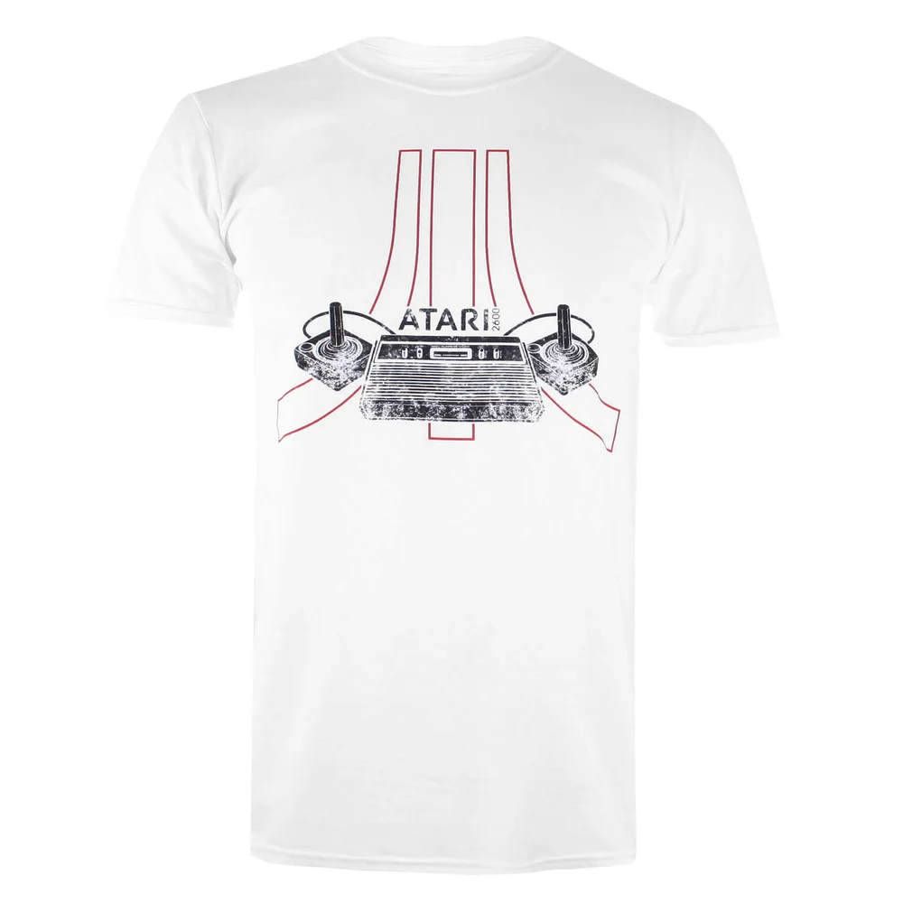 T-Shirt Homme Atari Joystick - Blanc - S - Blanc Image 1