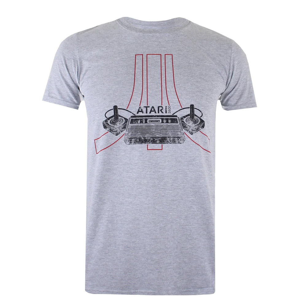 T-Shirt Homme Atari Joystick - Gris Chiné - S - Gris Image 1
