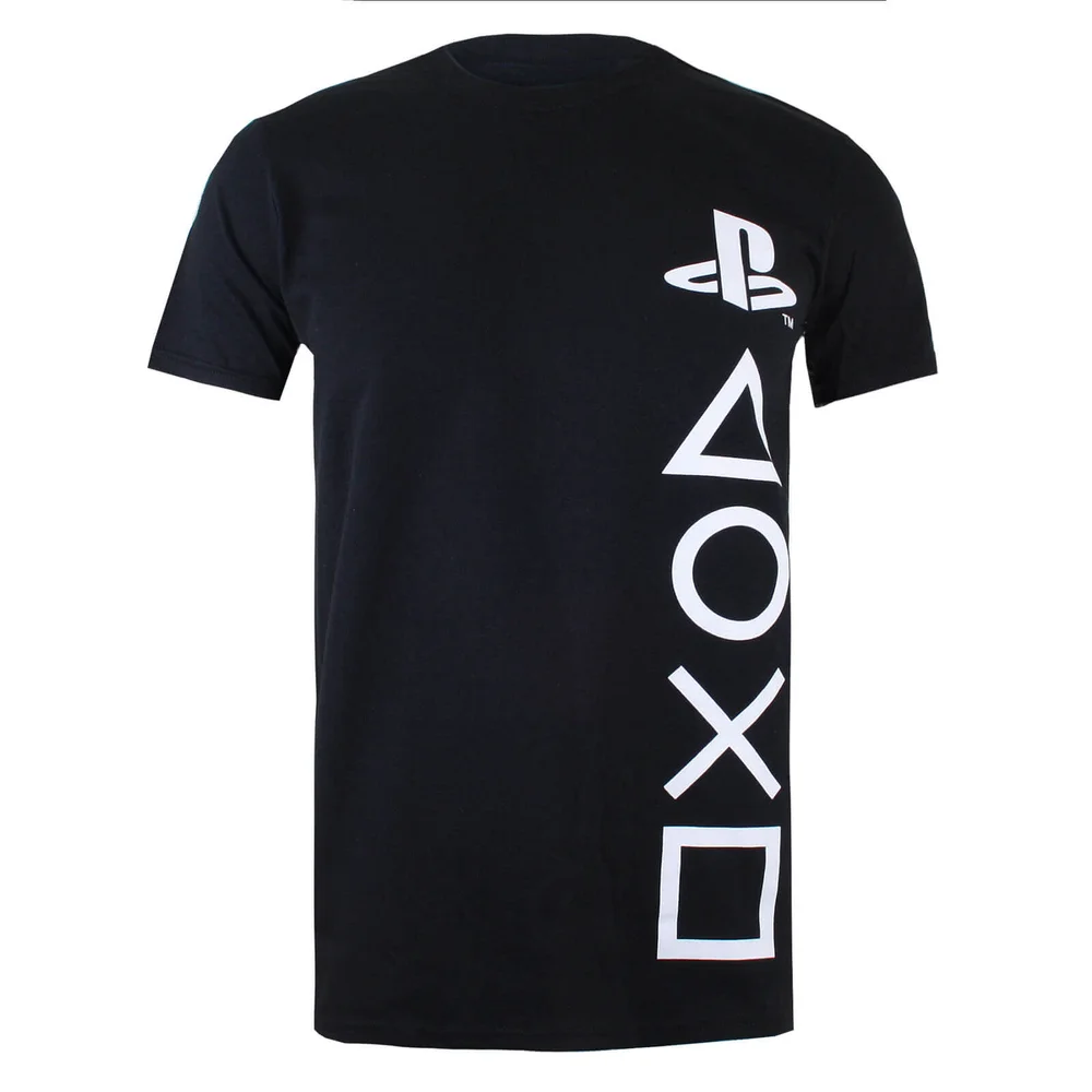T-Shirt Homme Symboles PlayStation - Noir - S - Noir Image 1