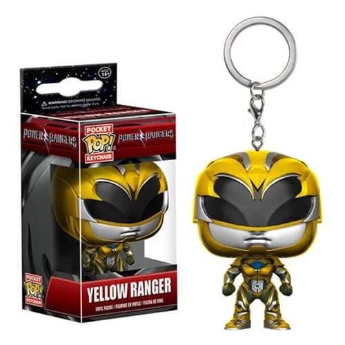 Porte-Clef Pocket Pop! Power Rangers Jaune Image 1
