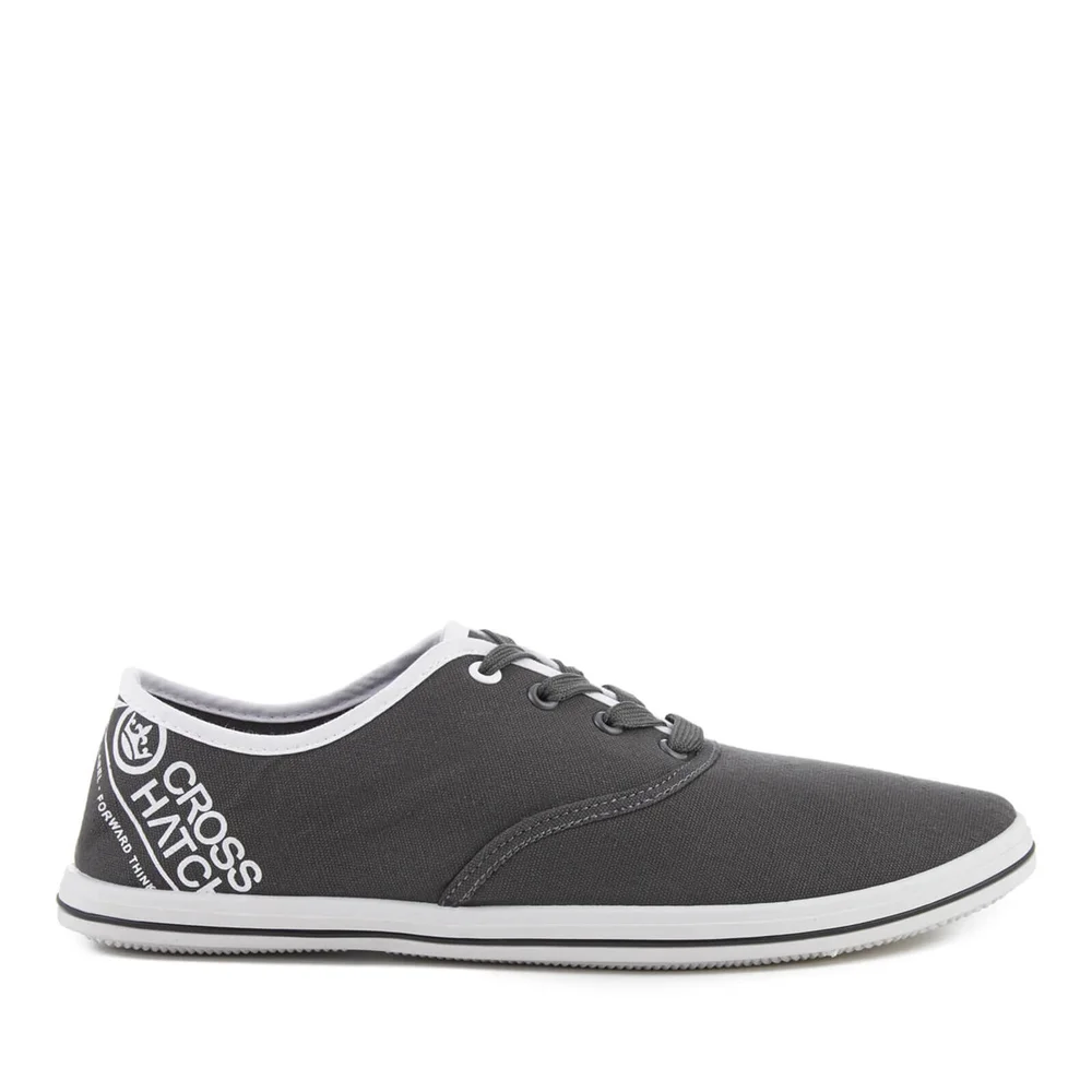 Chaussures Tennis Homme Tsunami Crosshatch - Gris Corbeau - UK 7 - Gris Image 1