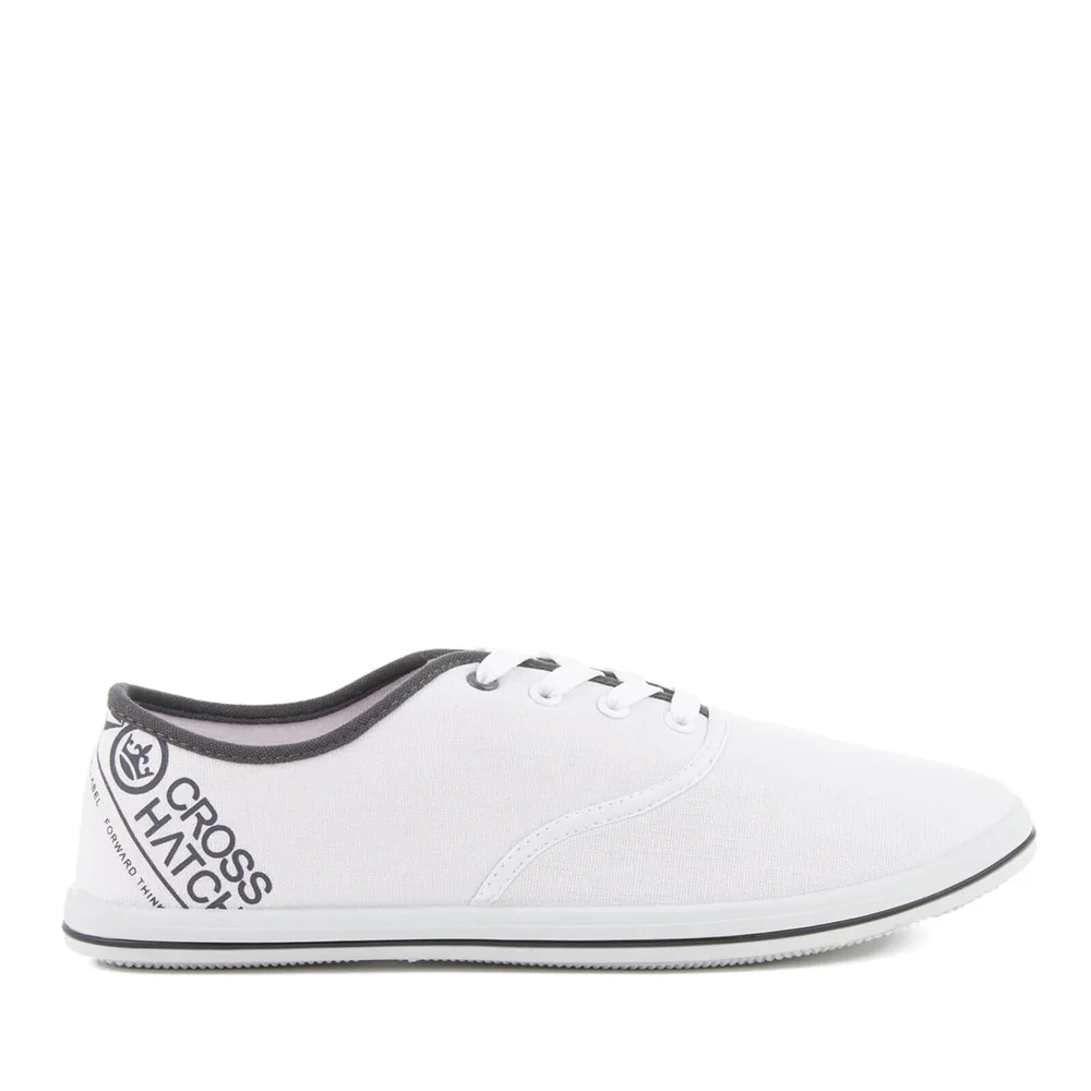 Chaussures Tennis Homme Tsunami Crosshatch - Blanc - UK 7 - Blanc Image 1