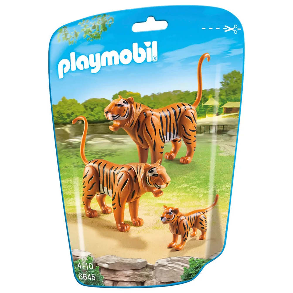 Couple de tigres avec bébé -Playmobil (6645) Image 1