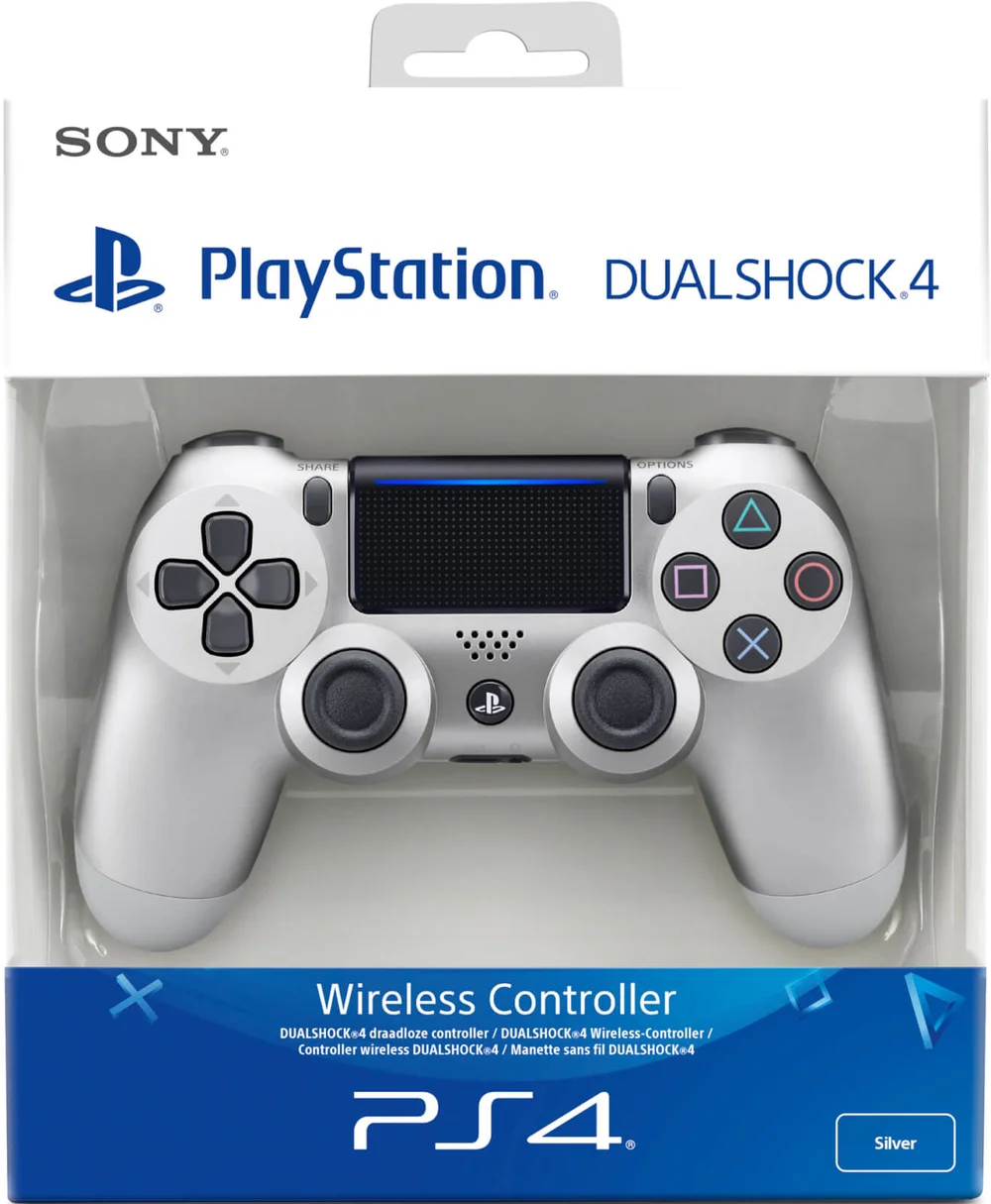 Manette DualShock 4 V2 Sony PlayStation 4 -Argent Image 1