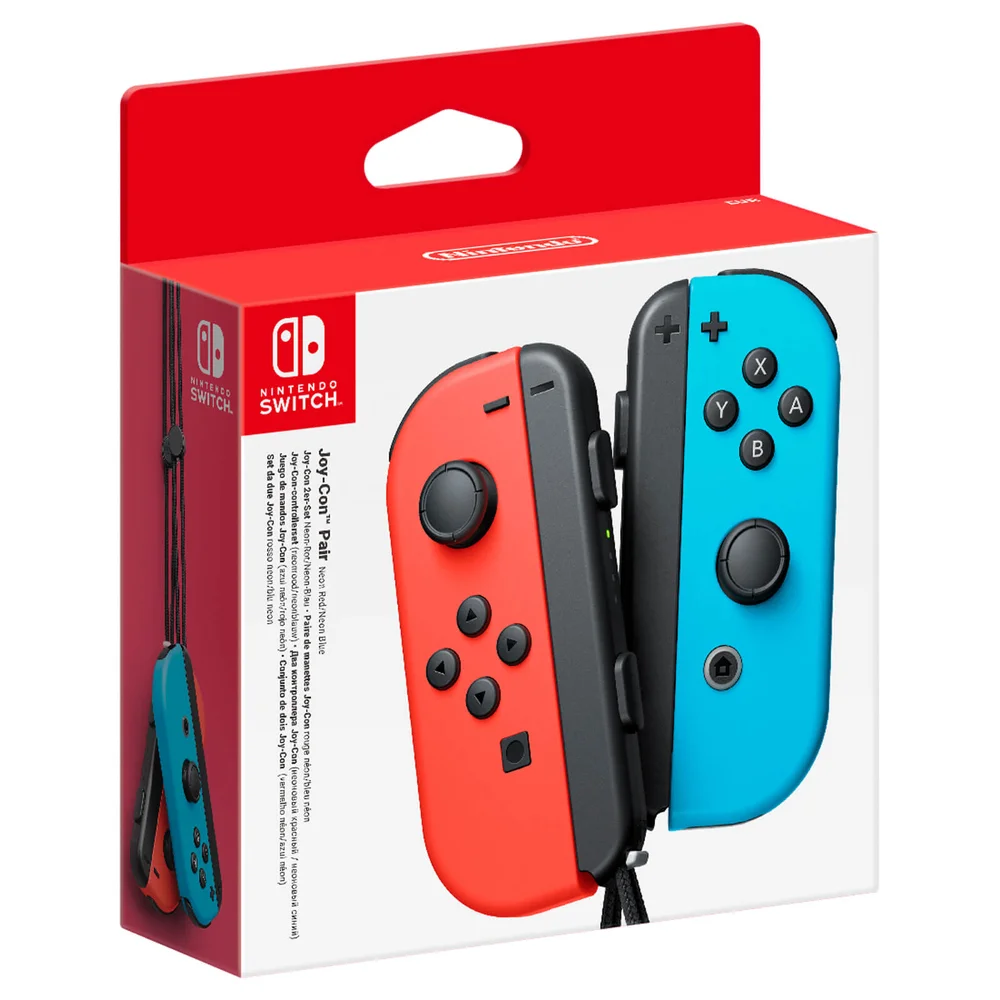 Paire de Manettes Joy-Con - Nintendo Switch (L+R) Rouge / Bleu Image 1