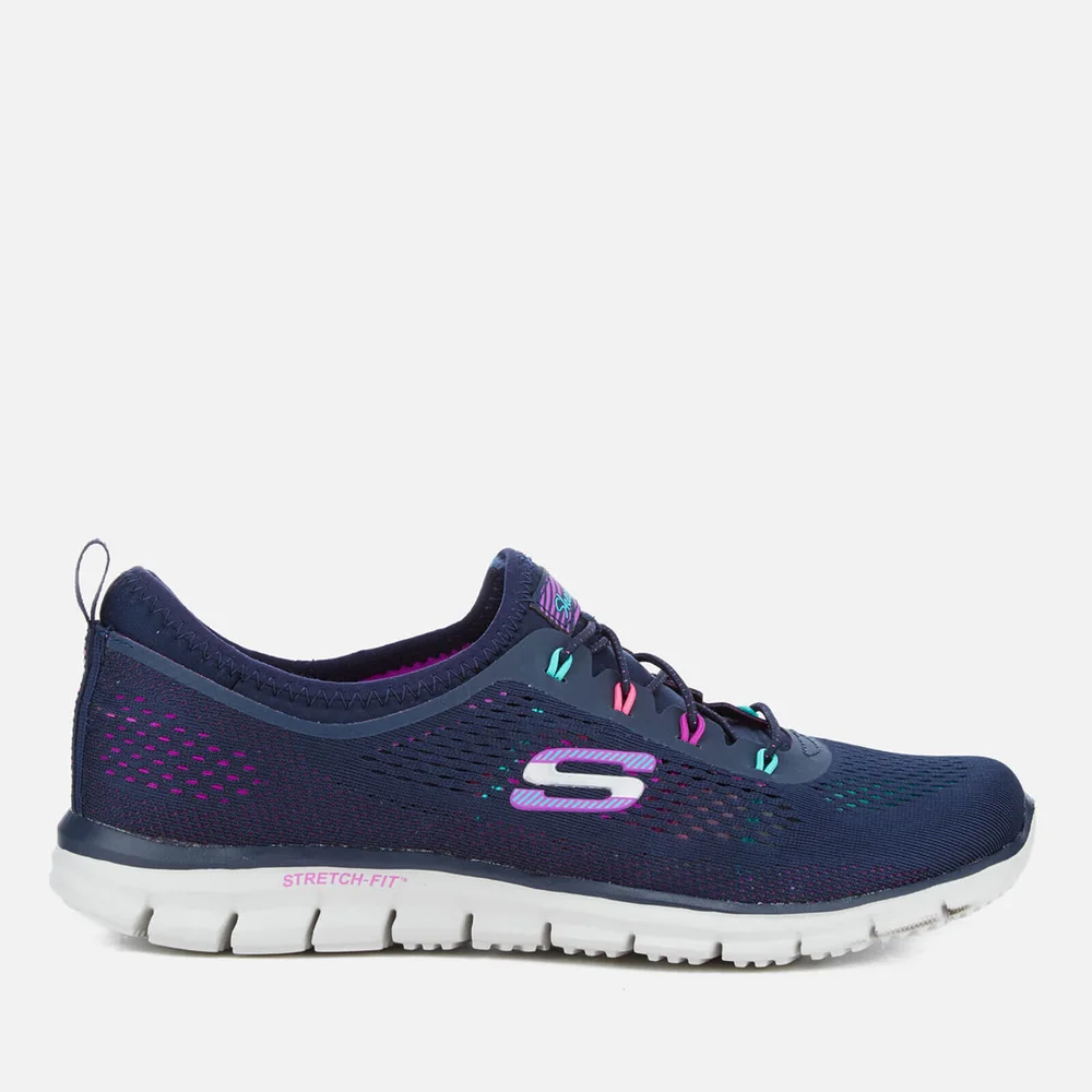 Baskets Femme Glider Harmony Skechers - Bleu Marine / Multi - UK 4 - Bleu Image 1