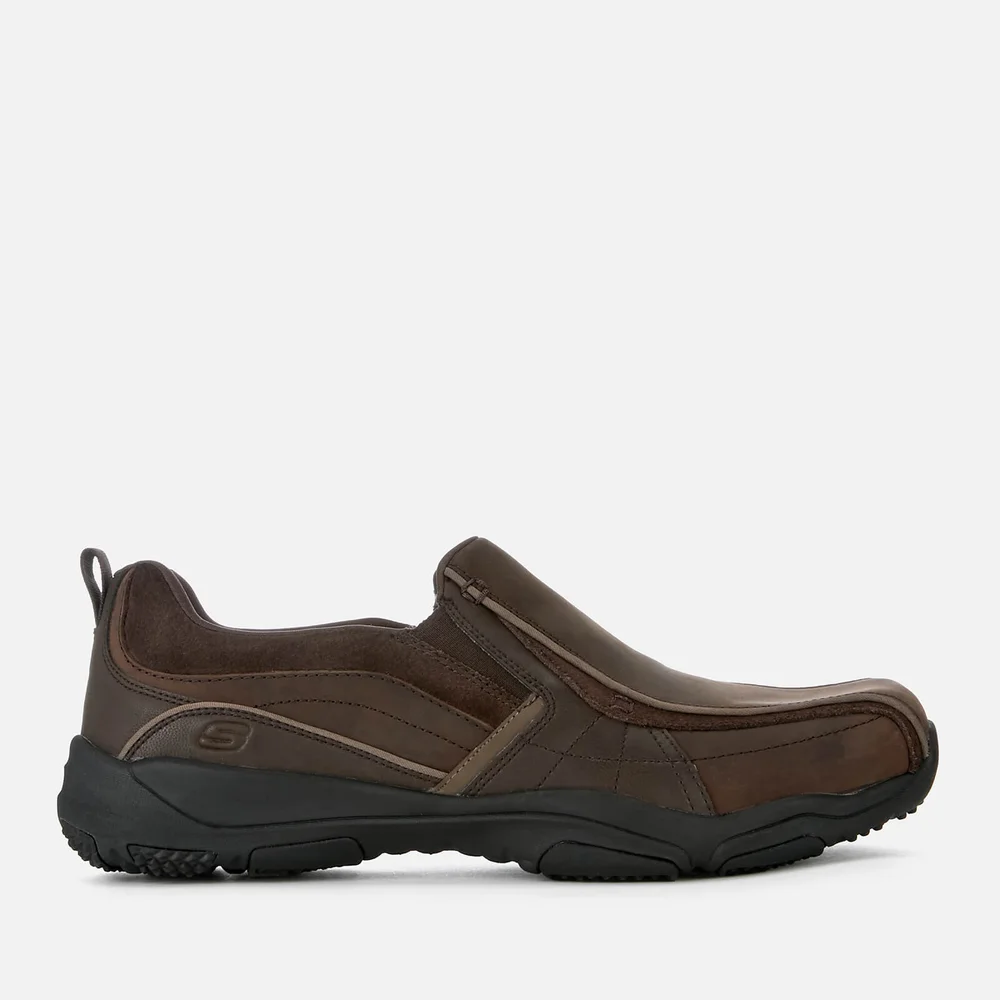 Chaussures à Enfiler Homme Larson Berto Skechers - Marron Foncé - UK 7/EU 41 - Brown Image 1