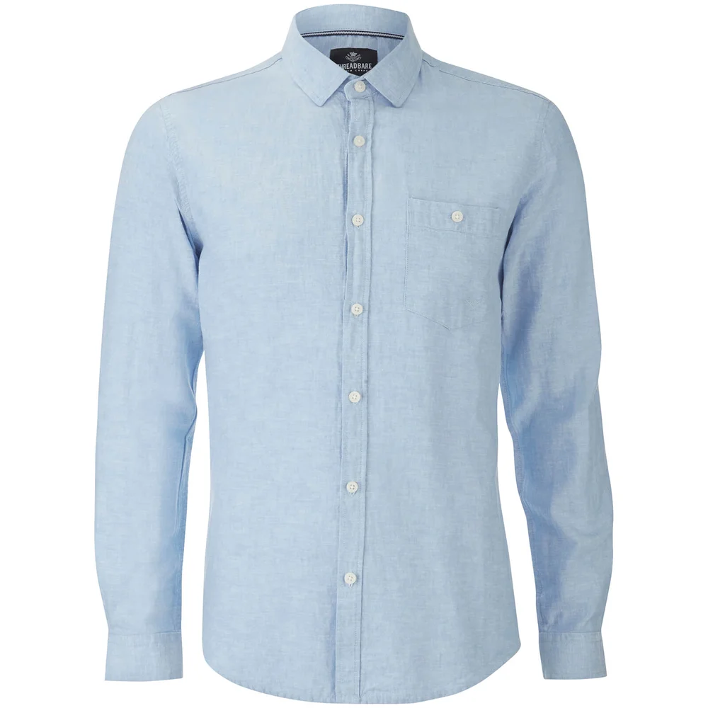 Chemise Manches Longues Butterbean Threadbare -Bleu - S - Bleu Image 1