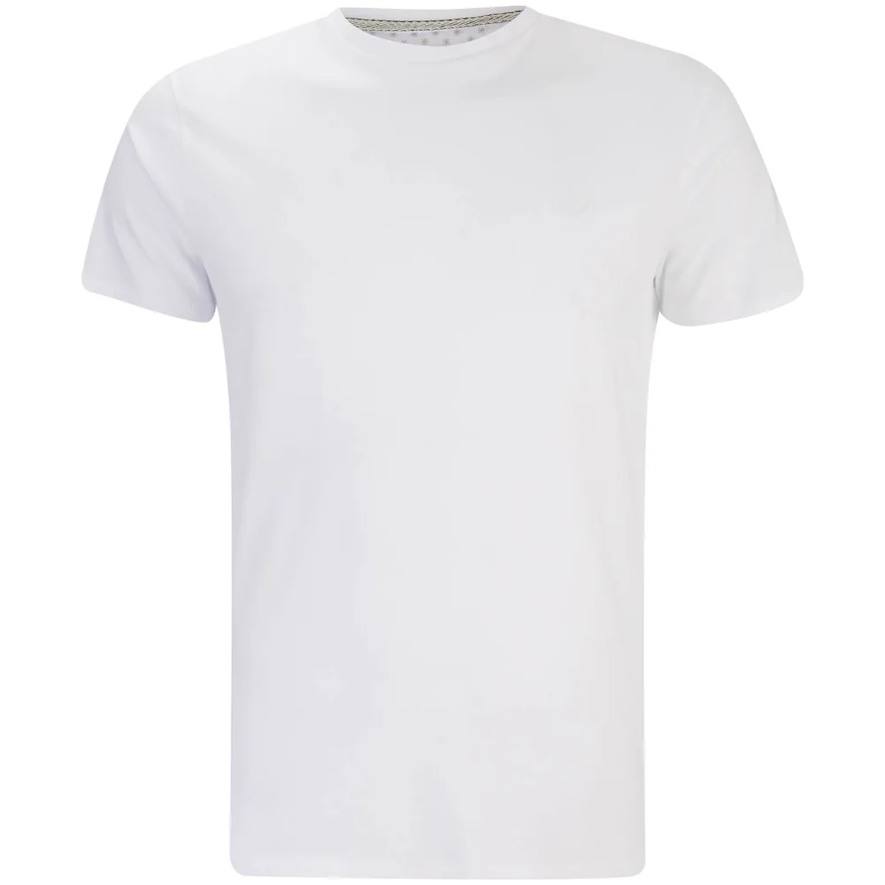 T-Shirt Homme William Col Rond Threadbare -Blanc - S - Blanc Image 1