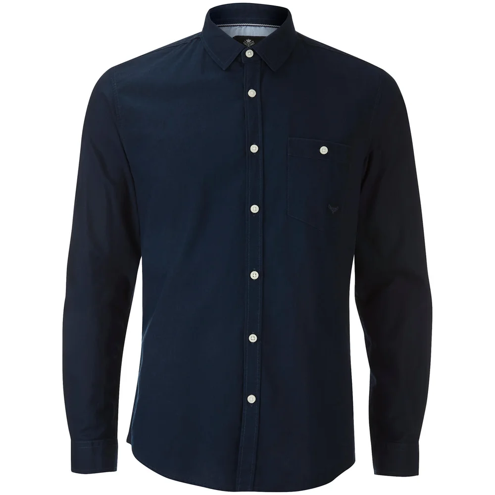 Chemise à Manches Longues Butterbean Threadbare -Bleu Marine - S - Bleu Image 1