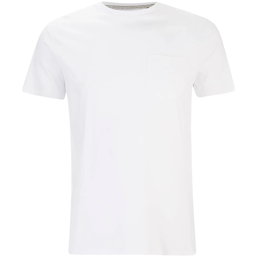 T-Shirt Homme Jack Threadbare Col Rond Poche -Blanc - S - Blanc Image 1