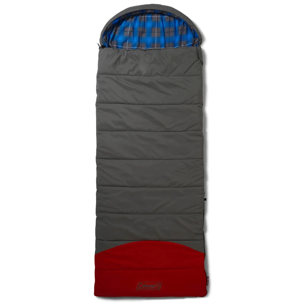 Sac de Couchage Simple Basalt Coleman - Rouge / Gris Image 1