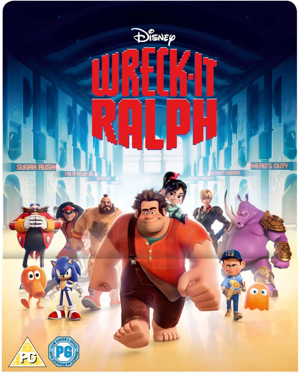 Les Mondes de Ralph 3D + 2D - Steelbook lenticulaire d'édition limitée exclusive Zavvi (Édition UK) Image 1
