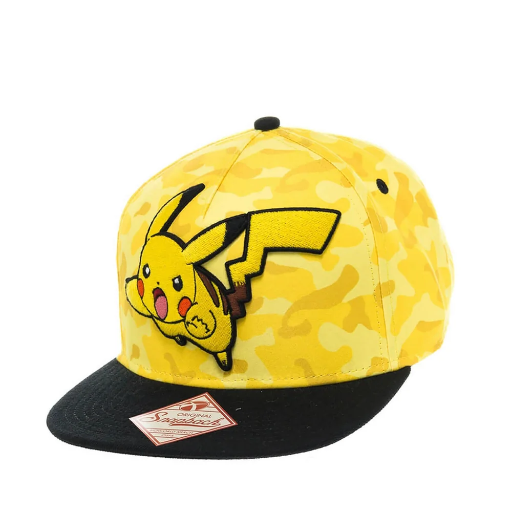 Casquette Pokémon Pikachu -Camouflage Jaune Image 1