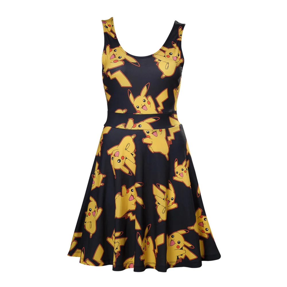 Robe Patineuse Pokémon Pikachu - Noir - XS - Noir Image 1