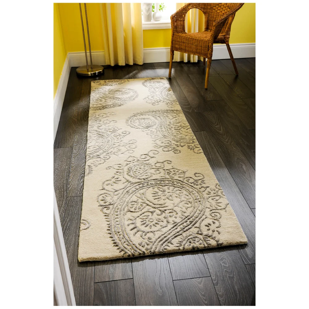 Tapis Flair Mayfair Park Rug - Gris (60X230) Image 1
