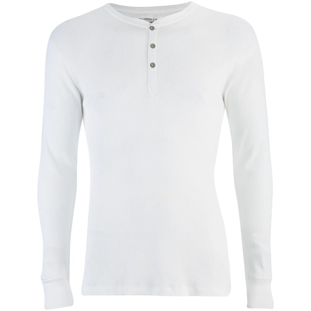 T-Shirt boutonné manches longues Levi's -Blanc - S - Blanc Image 1