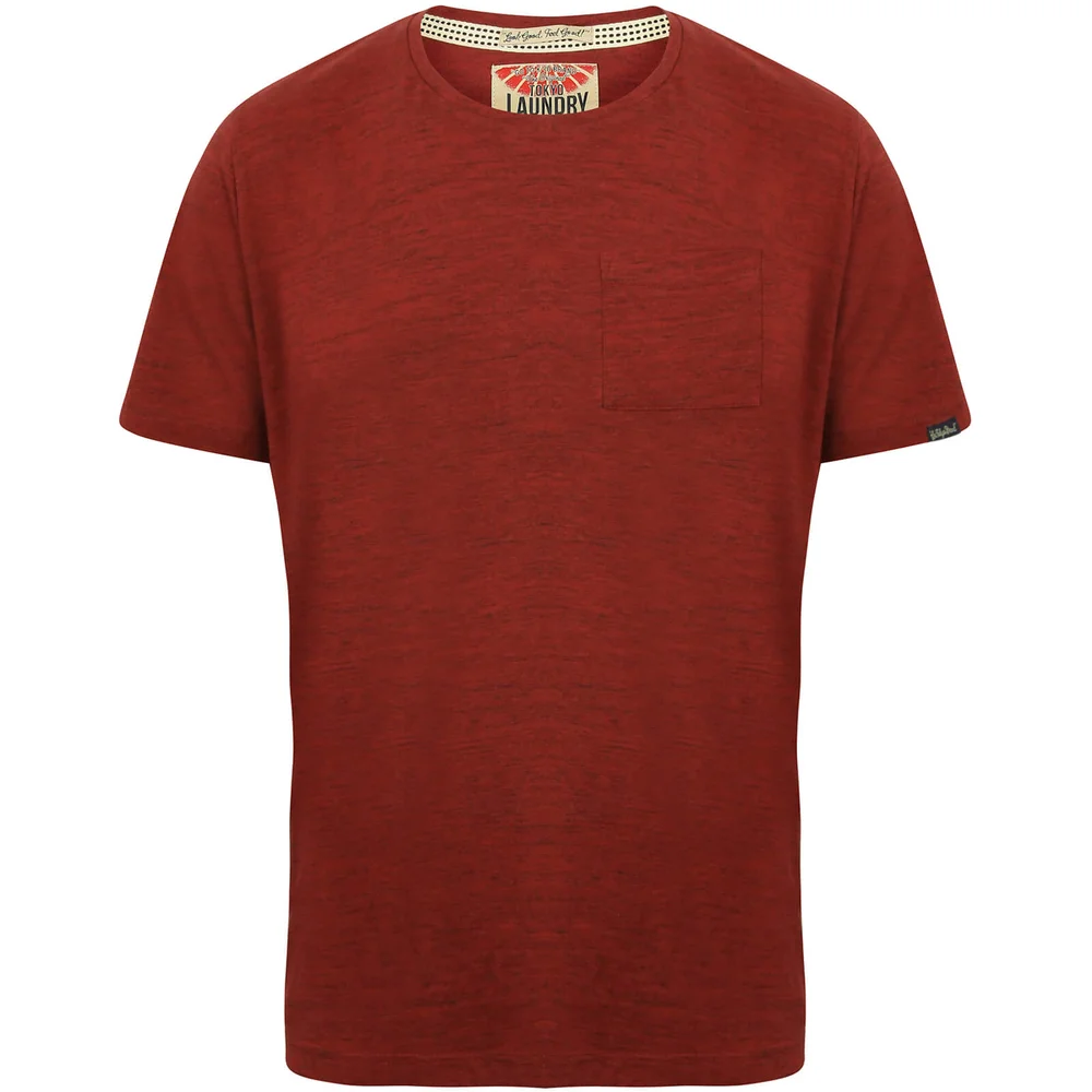 T-Shirt Homme Grotto Tokyo Laundry -Rouge - S - Burgundy Image 1