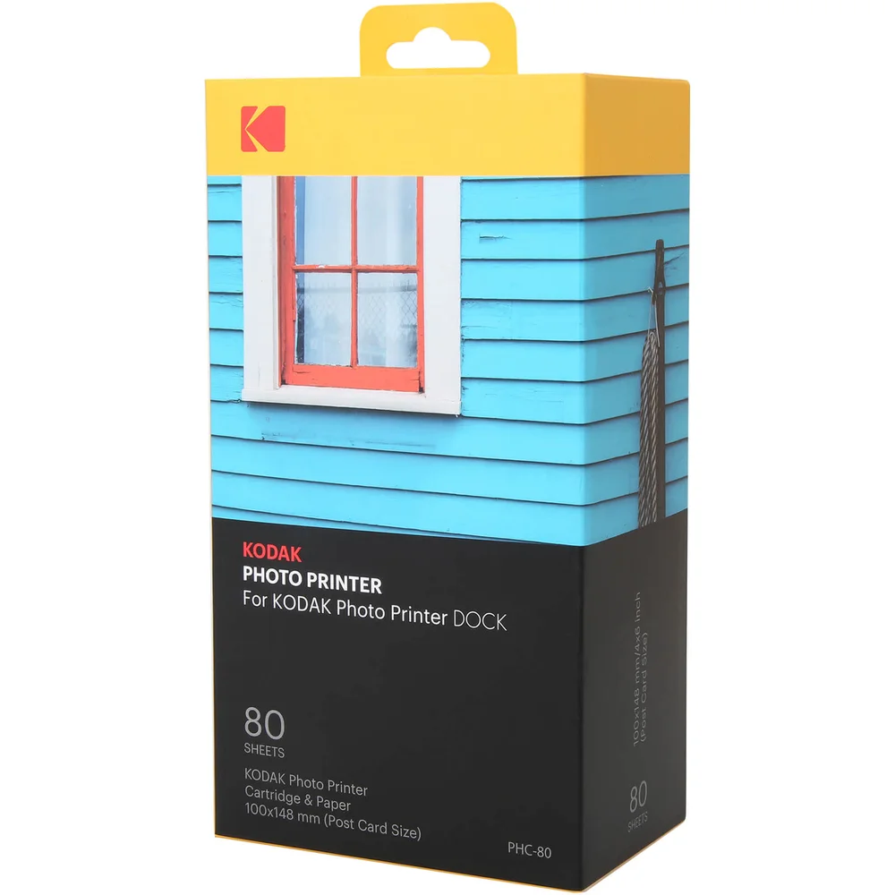 80 Papiers Photo + Cartouche pour Imprimante Kodak Dock Image 1