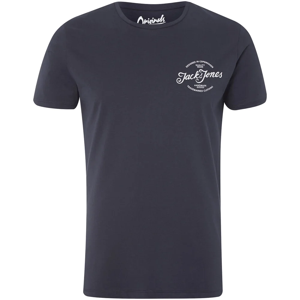 T-Shirt Homme Originals Liam Jack & Jones - Bleu Marine - S - Bleu Image 1