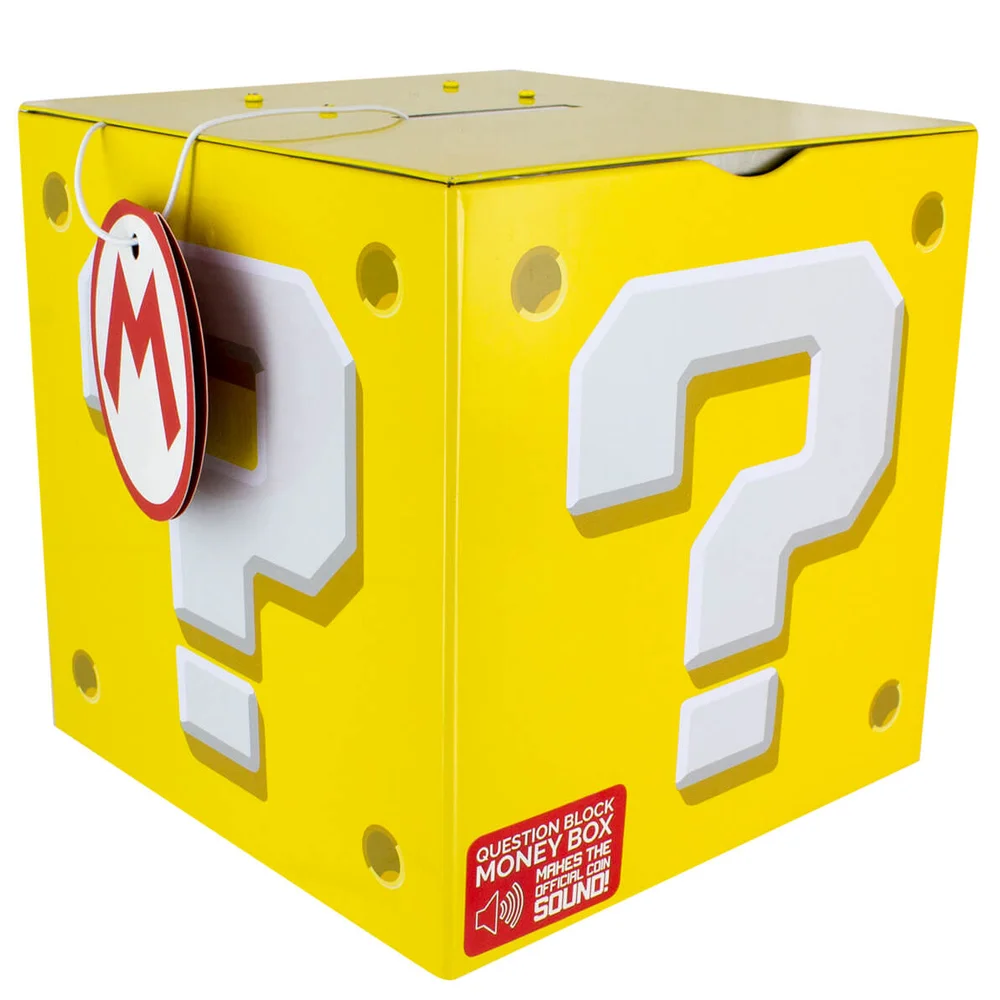 Tirelire Point d'Interrogation Nintendo Super Mario - Jaune Image 1