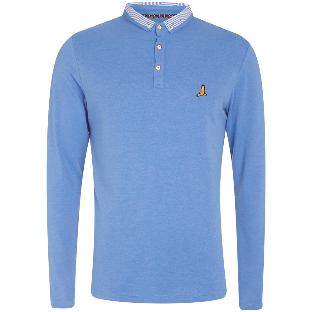Polo à Manches Longues Homme Hatter Brave Soul - Bleu - S - Bleu Image 1