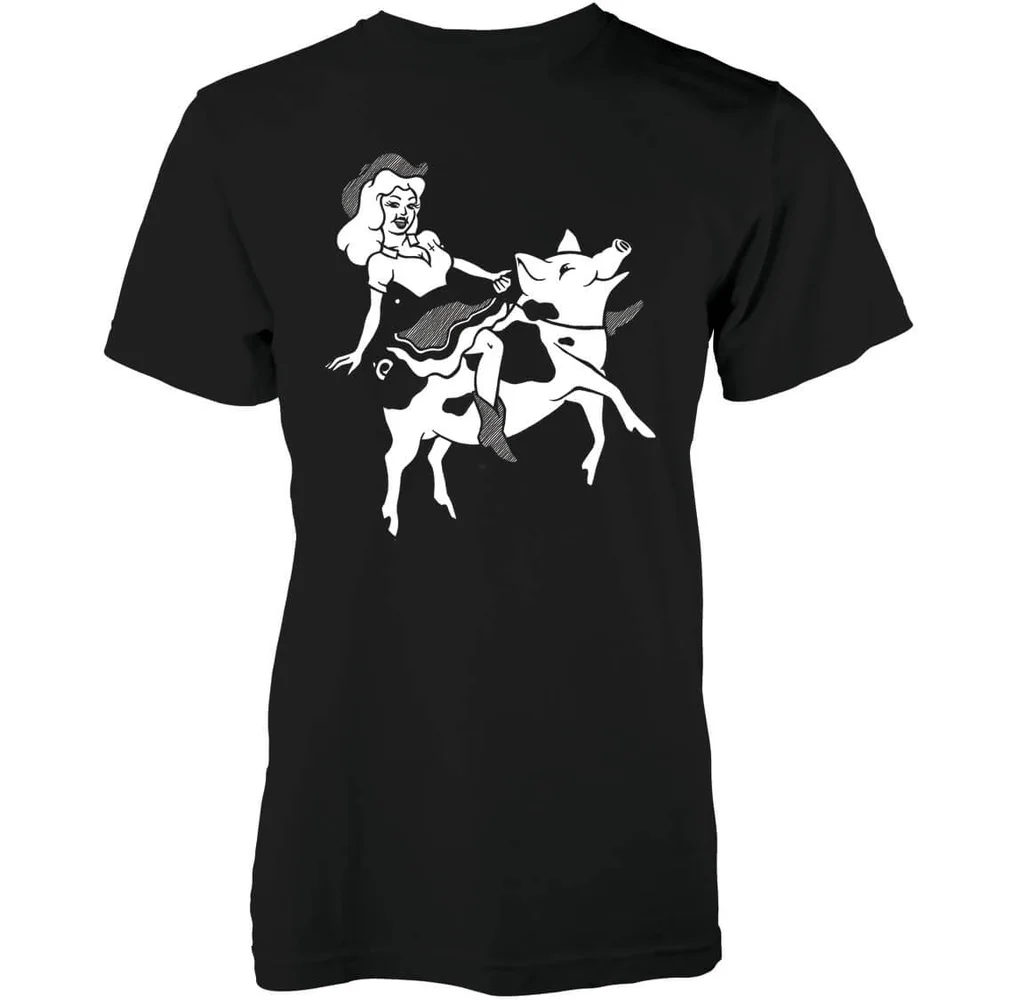 T-Shirt Homme BRO-BQ Cook Out Abandon Ship -Noir - S - Noir Image 1