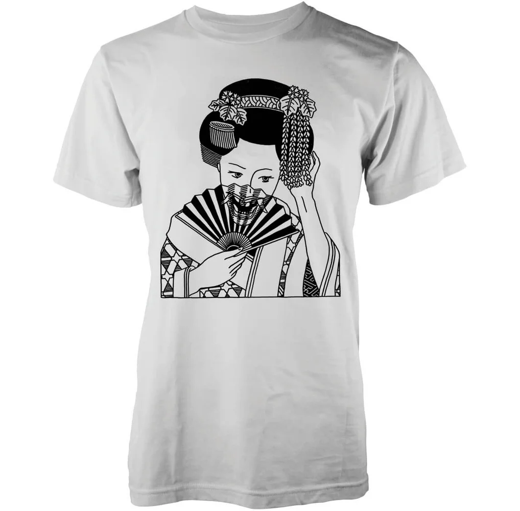 T-Shirt Homme Skull Geisha Abandon Ship - Blanc - S - Blanc Image 1