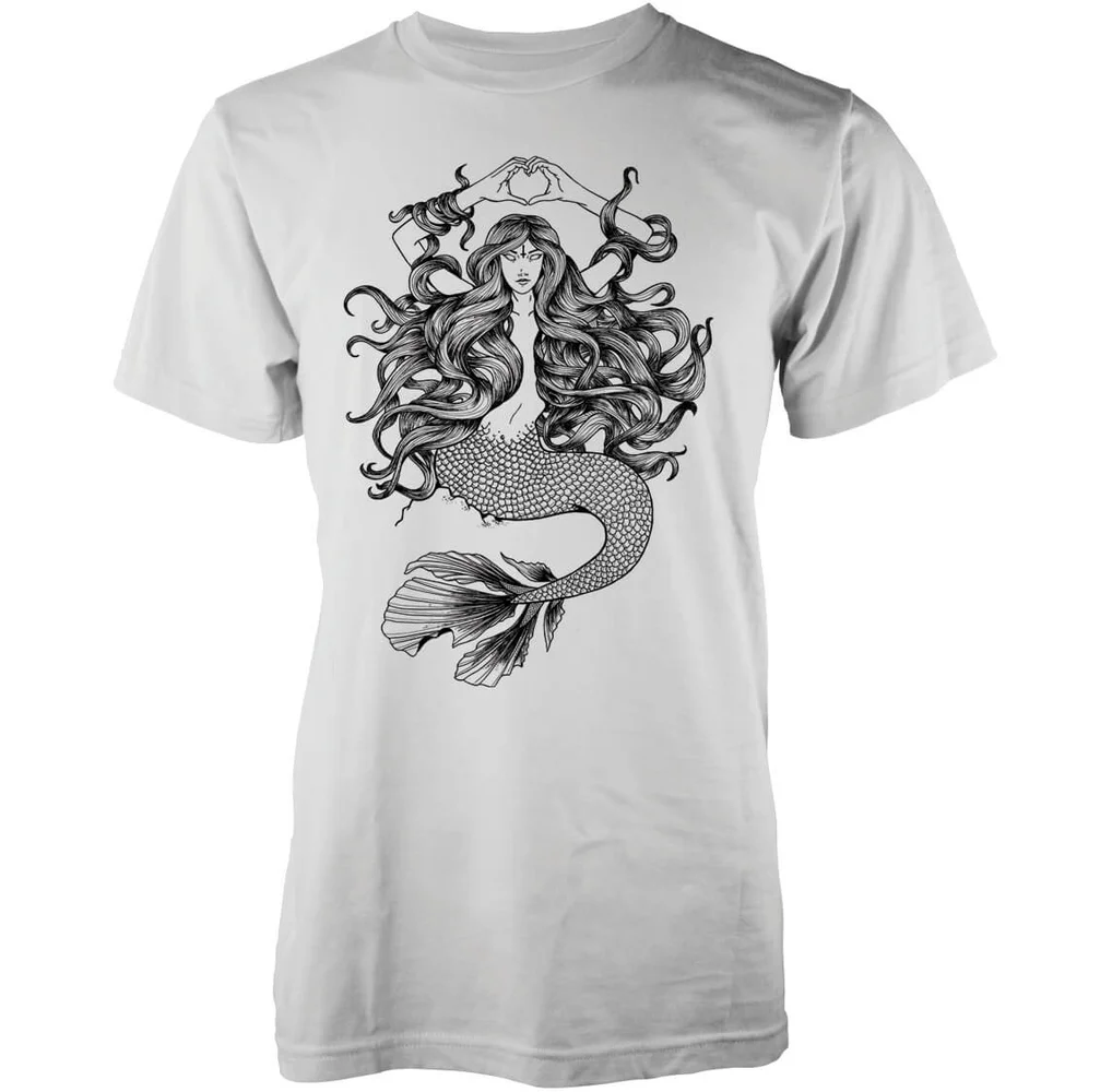 T-Shirt Homme Mystic Mermaid Abandon Ship - Blanc - S - Blanc Image 1