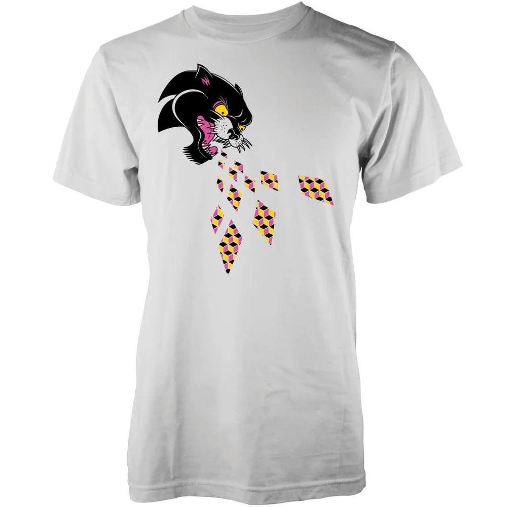 T-Shirt Homme Panthère Crache Abandon Ship -Blanc - S - Noir Image 1