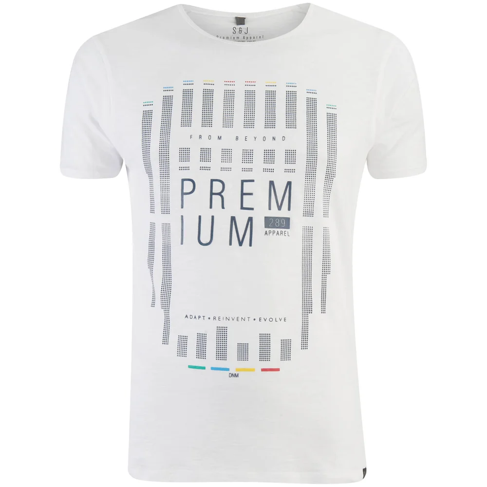 T-Shirt Homme Cavalieri Smith & Jones -Blanc - S - Blanc Image 1