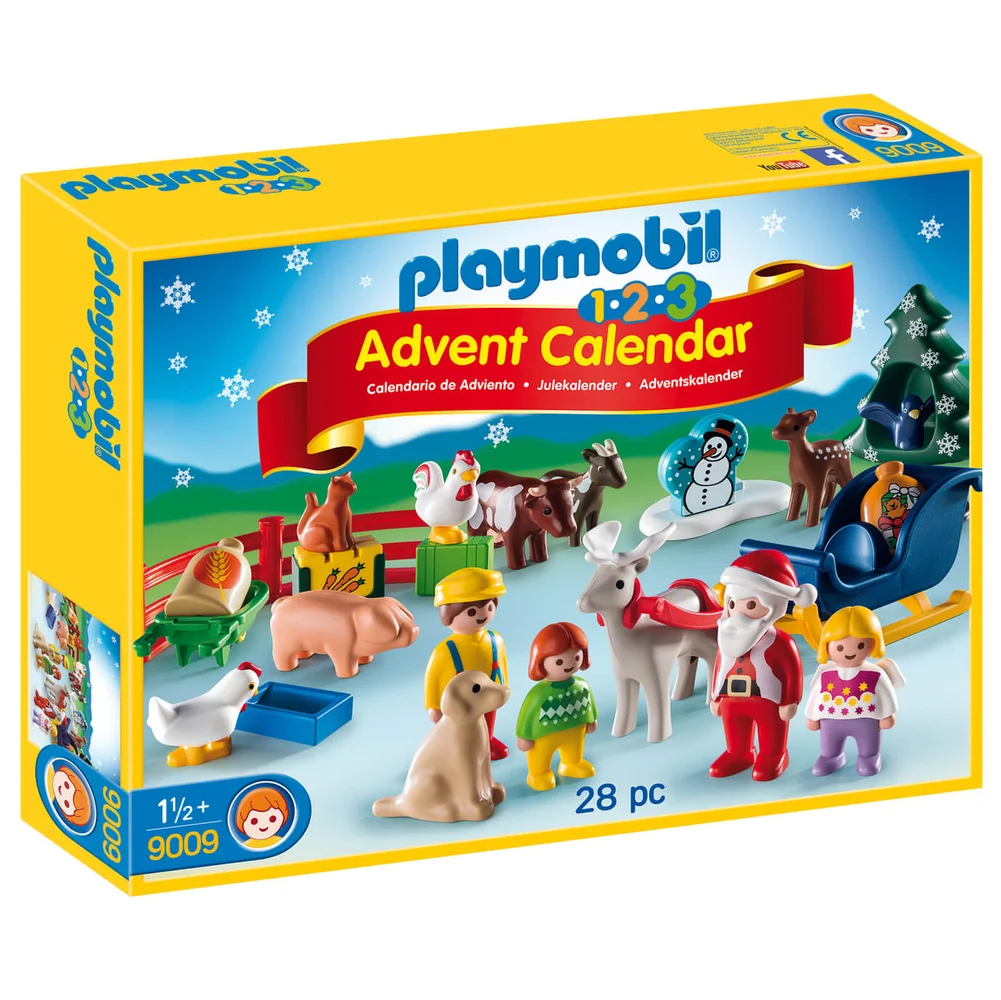 Calendrier de l'Avent 1.2.3 Noël à la ferme (9009) - Playmobil Image 1