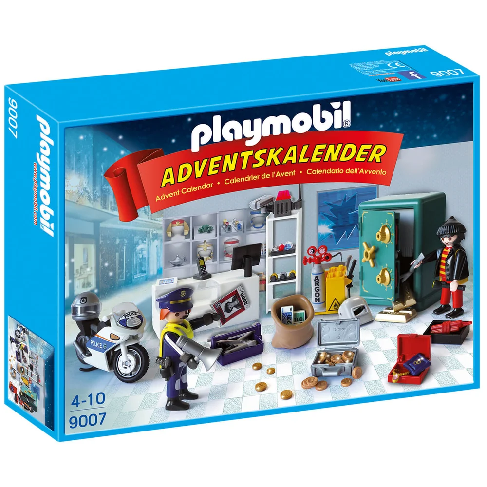 Calendrier de l'Avent Policier et cambrioleur (9007) - Playmobil Image 1