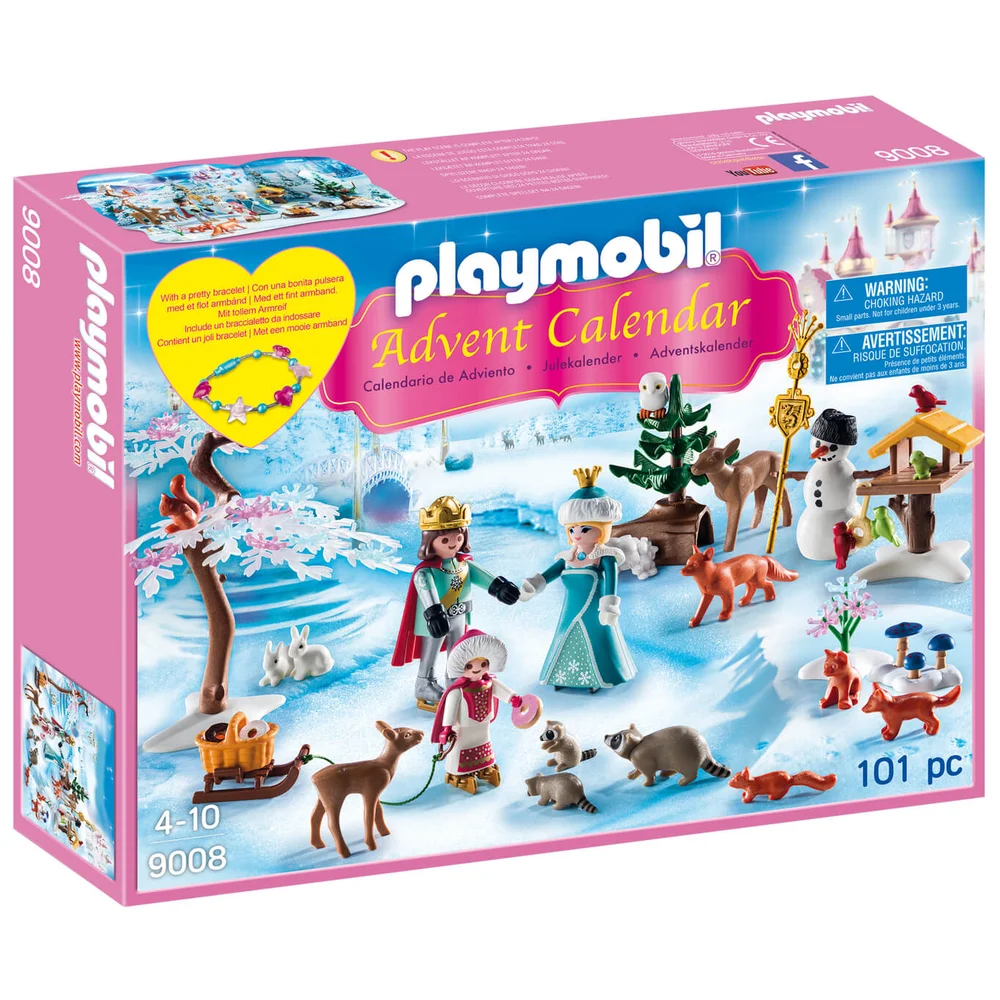 Calendrier de l'Avent Famille royale en patins à glace (9008) - Playmobil Image 1