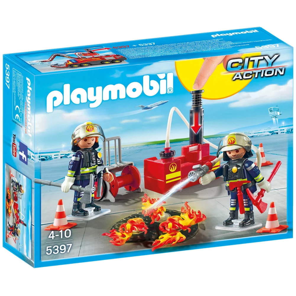 Pompiers avec matériel d'incendie - Playmobil (5397) Image 1