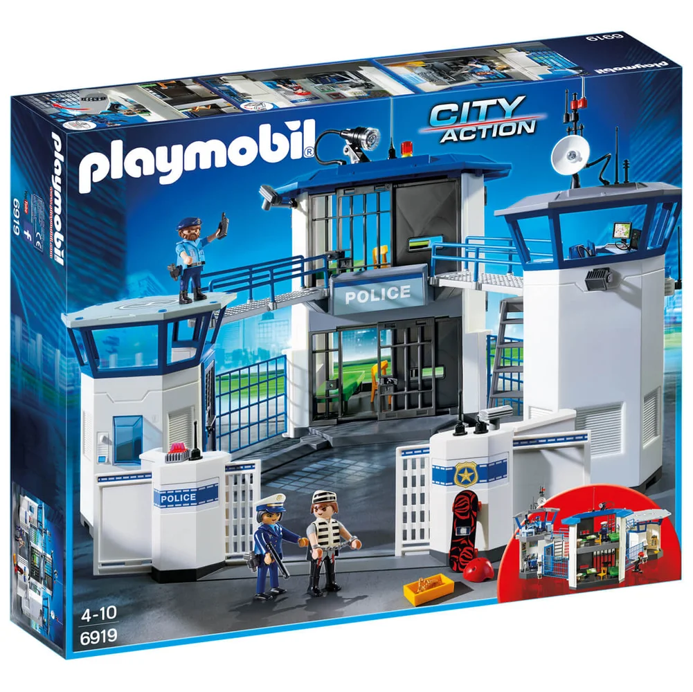Commissariat de police avec prison (6919) -Playmobil City Action Image 1