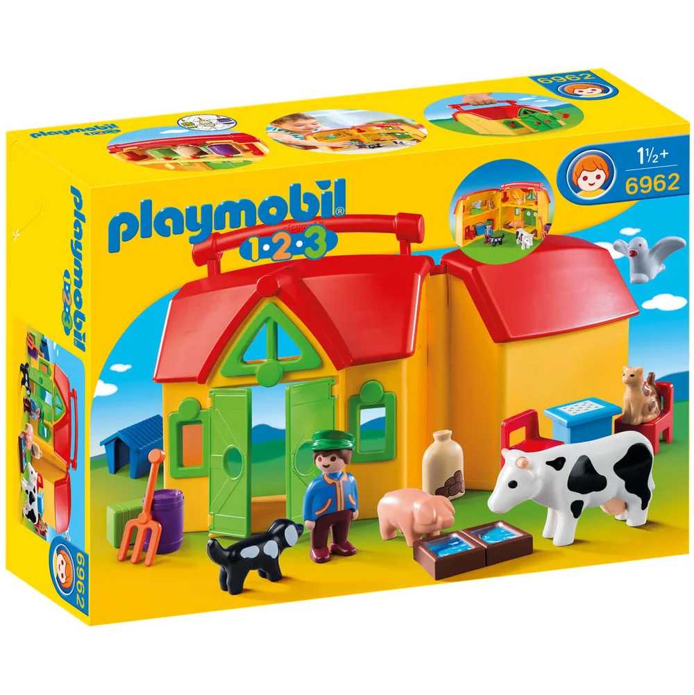 Ferme transportable avec animaux (6962) -Playmobil 1.2.3 Image 1