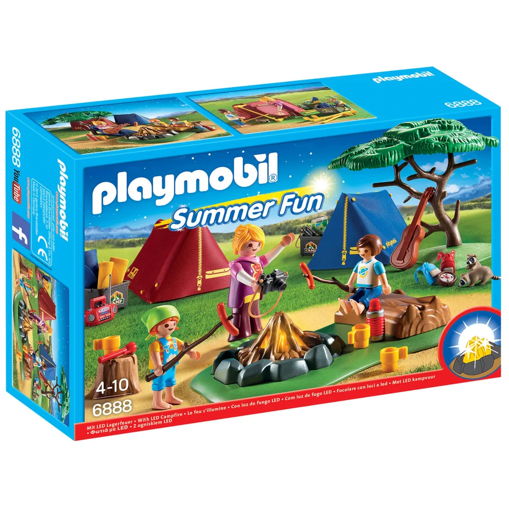 Tentes avec enfants et animatrice - Playmobil (6888) Image 1